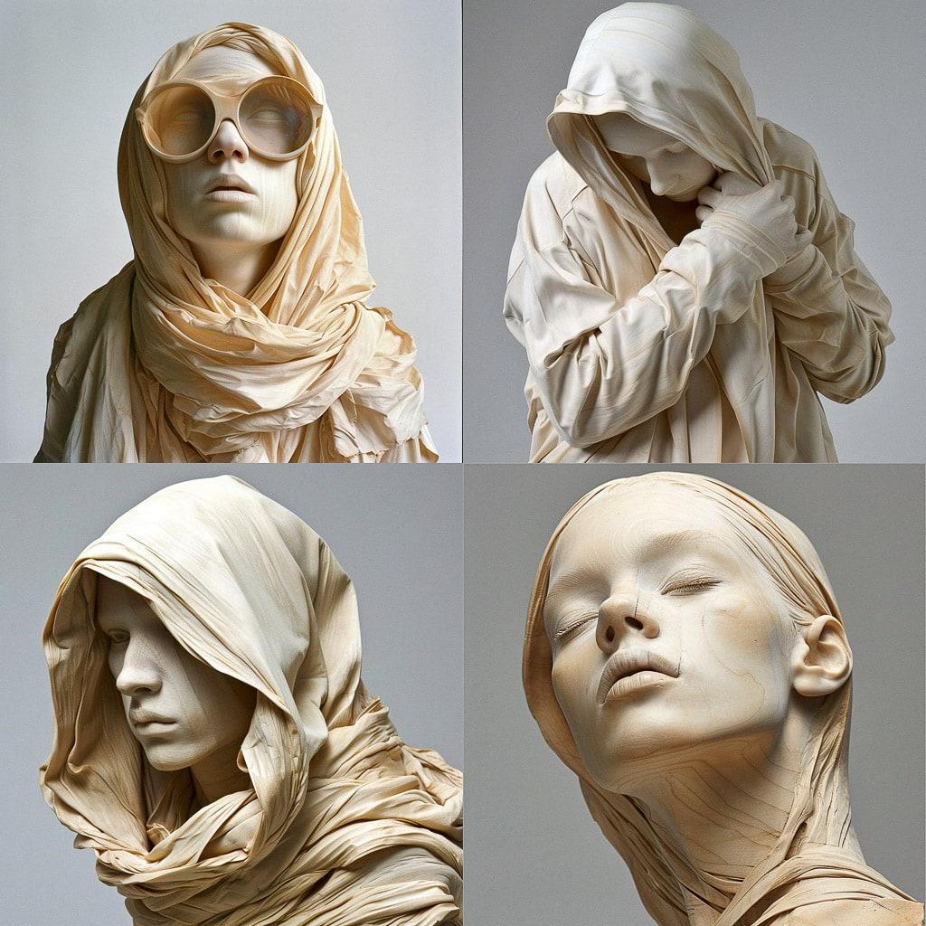 Paul Kaptein style, Midjourney V6, render 1 of 4