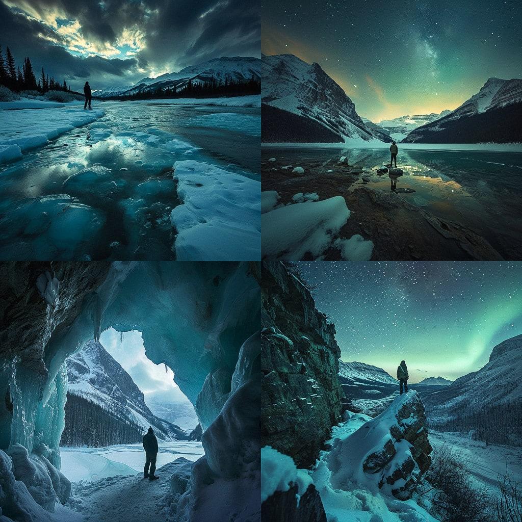 Paul Zizka style, Midjourney V6, render 1 of 4