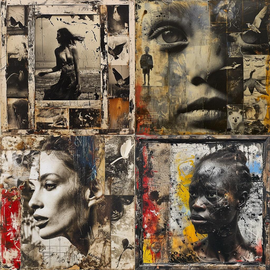 Peter Beard style, Midjourney V6, render 1 of 4