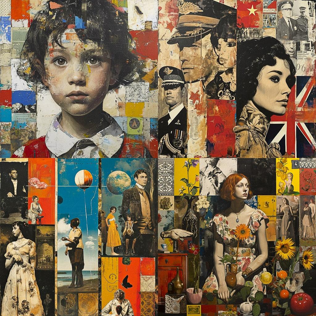 Peter Blake style, Midjourney V6, render 1 of 4