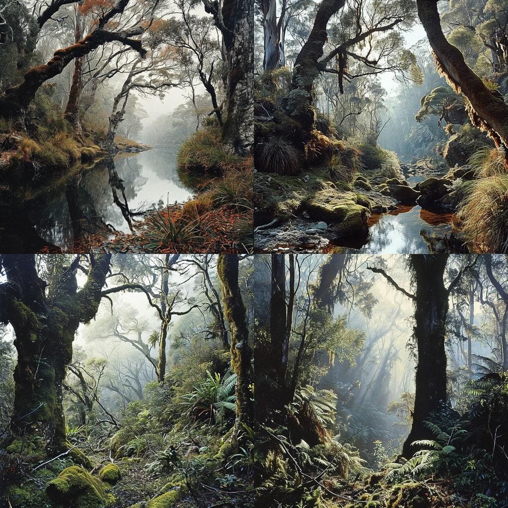 Peter Dombrovskis style, Midjourney V6, render 1 of 4