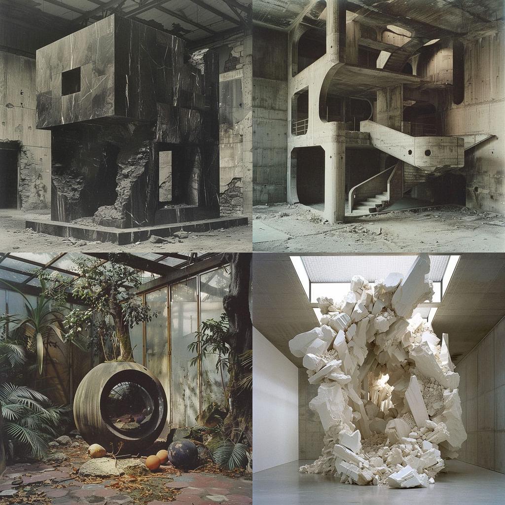 Peter Fischli and David Weiss style, Midjourney V6, render 1 of 4