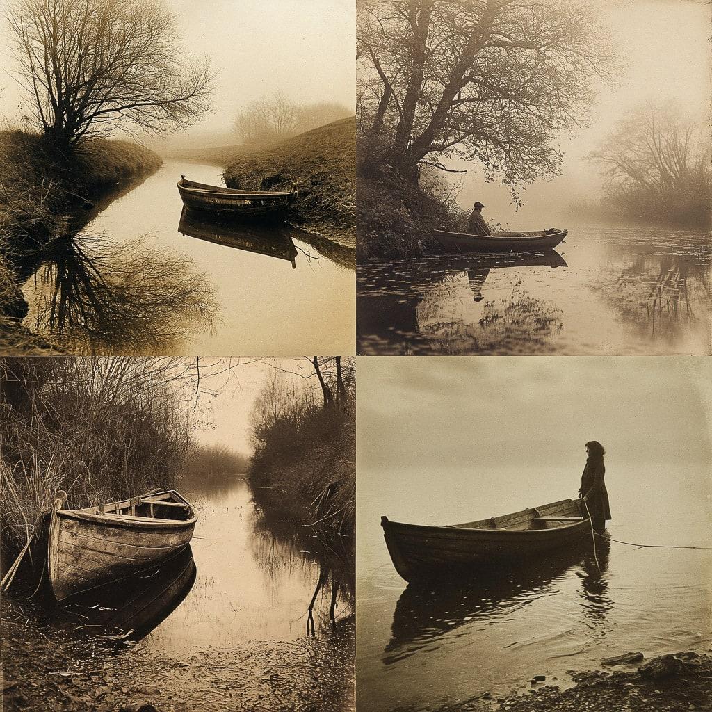 Peter Henry Emerson style, Midjourney V6, render 1 of 4