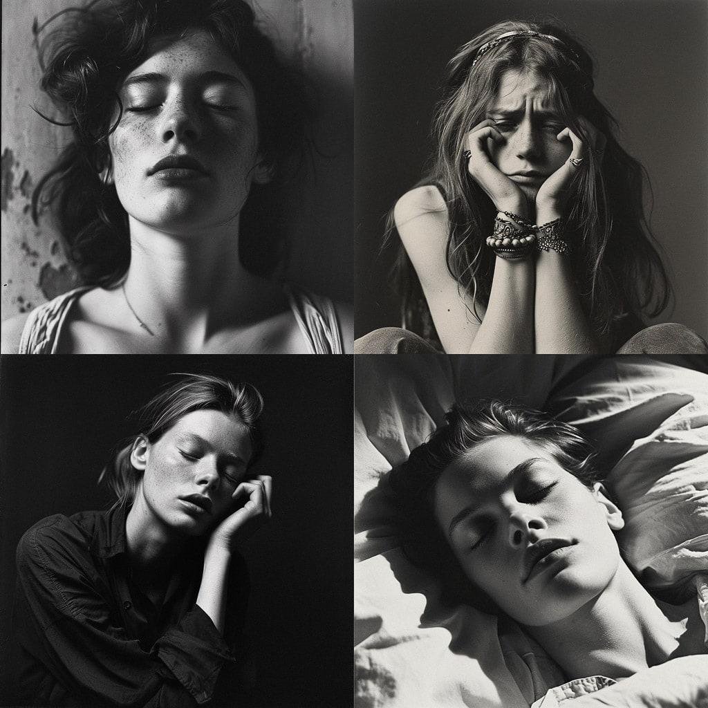 Peter Hujar style, Midjourney V6, render 1 of 4