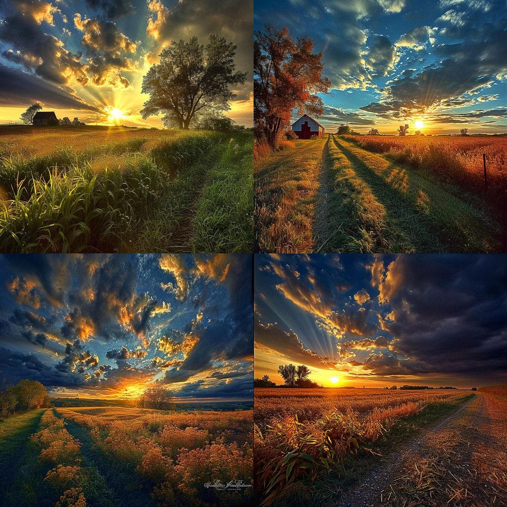 Phil Koch style, Midjourney V6, render 1 of 4