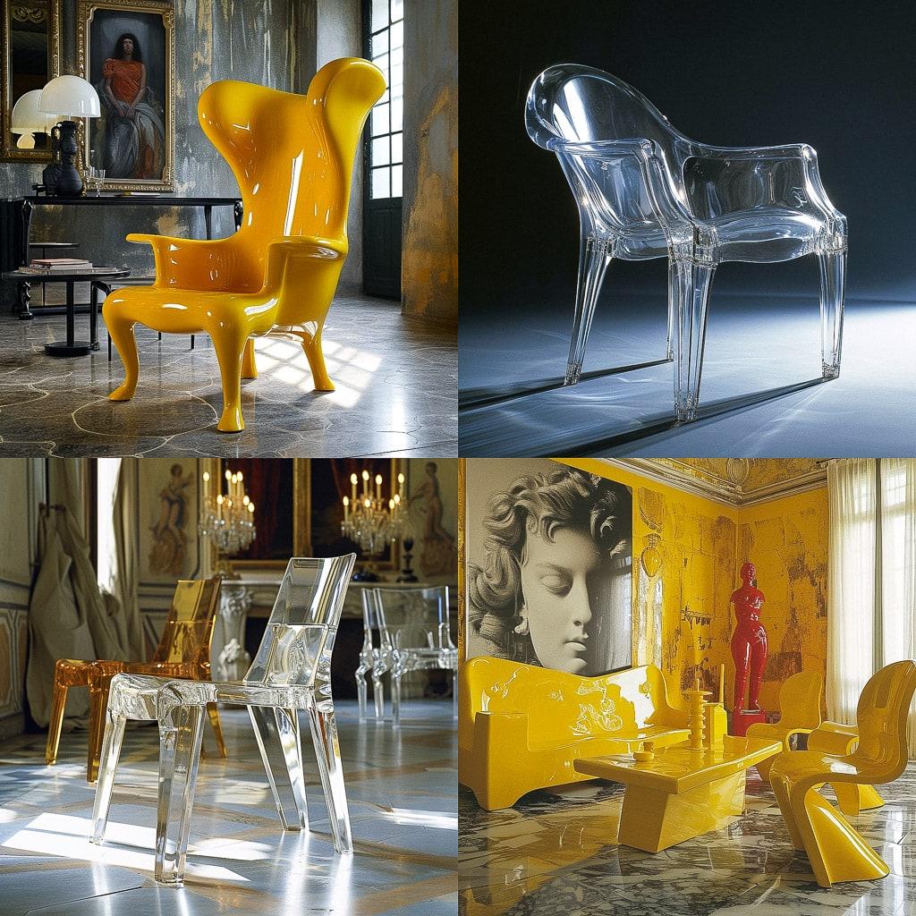 Philippe Starck style, Midjourney V6, render 1 of 4