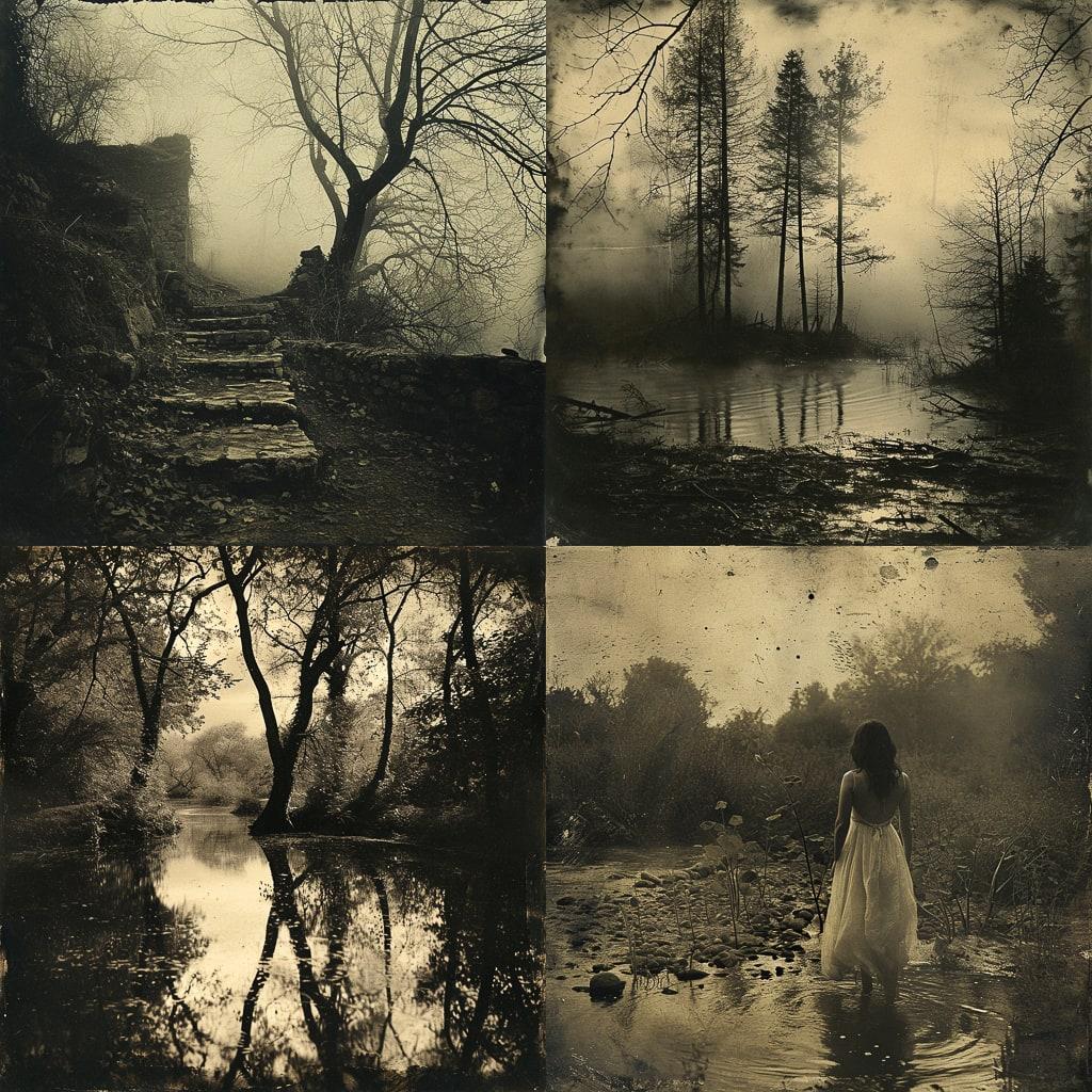 Pictorialism style, Midjourney V6, render 1 of 4