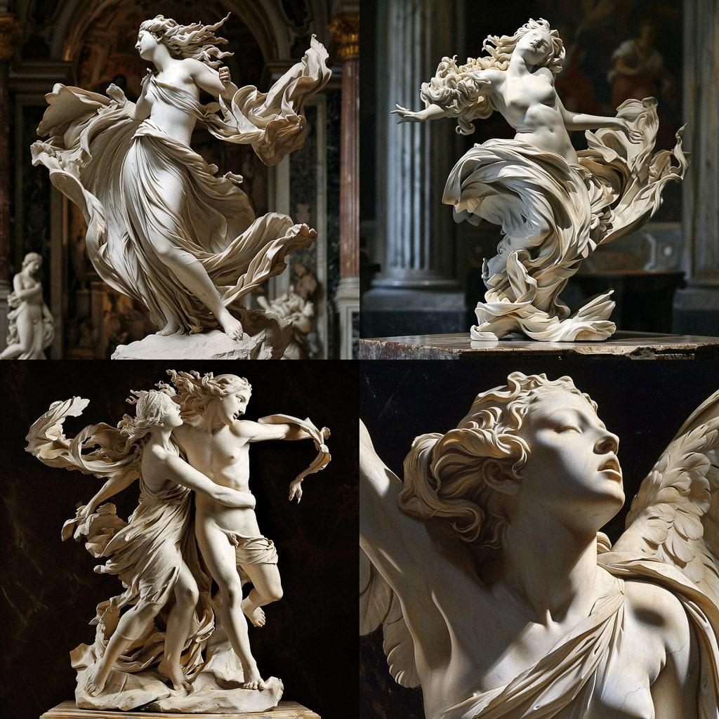 Pietro Bernini style, Midjourney V6, render 1 of 4