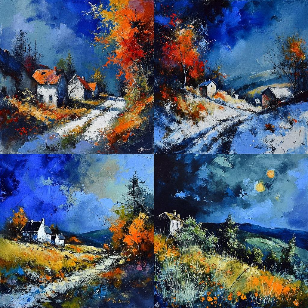 Pol Ledent style, Midjourney V6, render 1 of 4