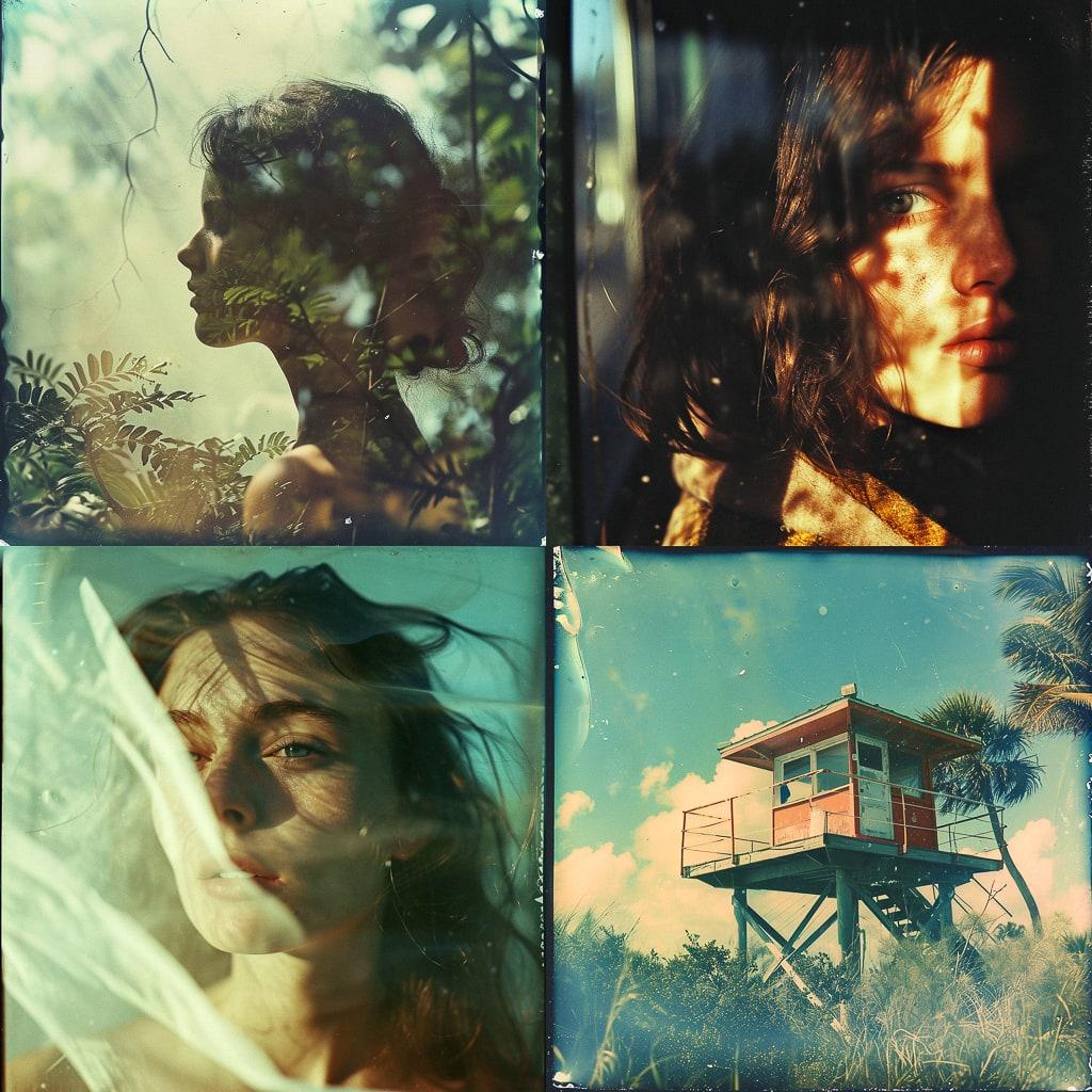 Polaroid style, Midjourney V6, render 1 of 4