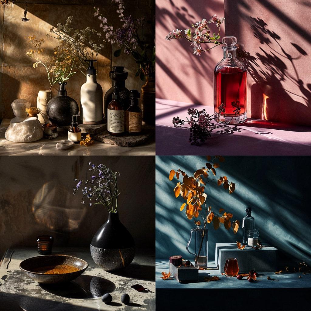 Product photography style, Midjourney V6, render 1 of 4