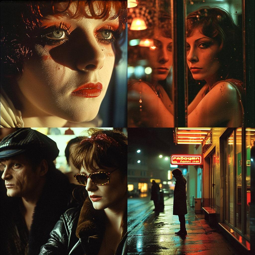 Rainer Werner Fassbinder style, Midjourney V6, render 1 of 4