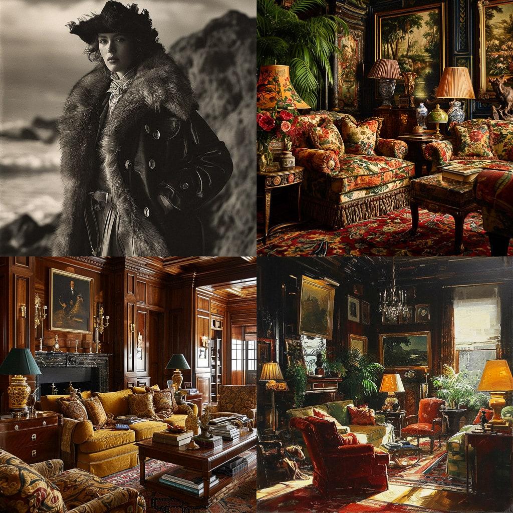 Ralph Lauren style, Midjourney V6, render 1 of 4