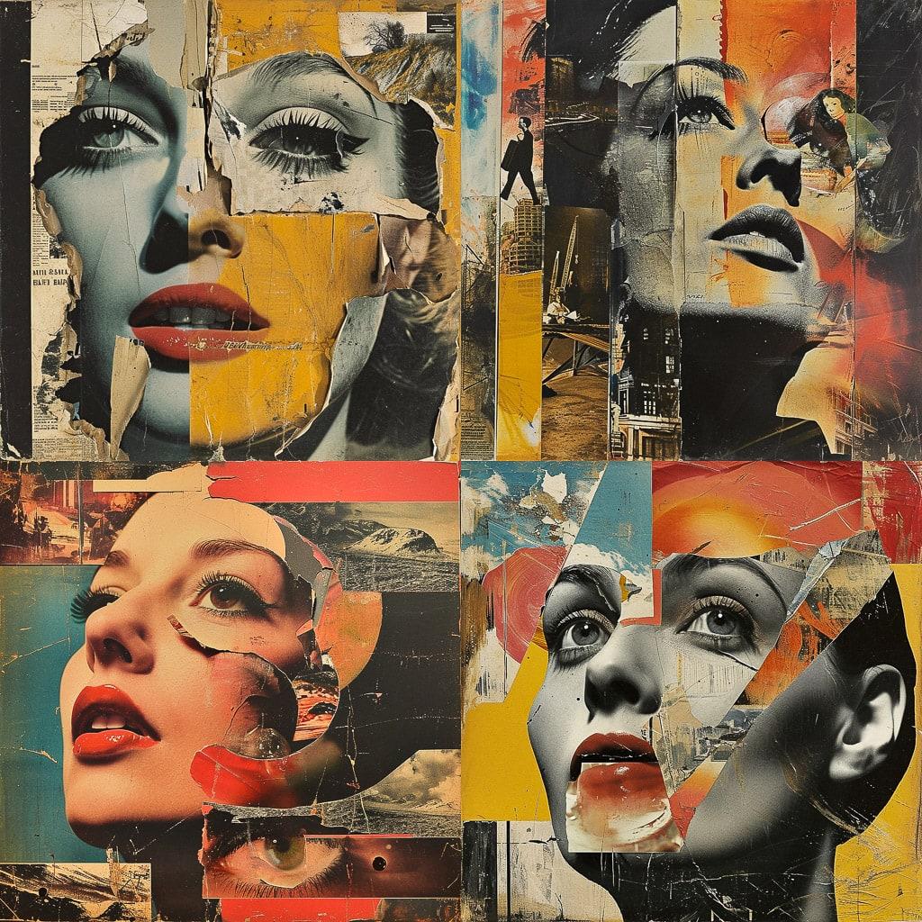 Raoul Hausmann style, Midjourney V6, render 1 of 4