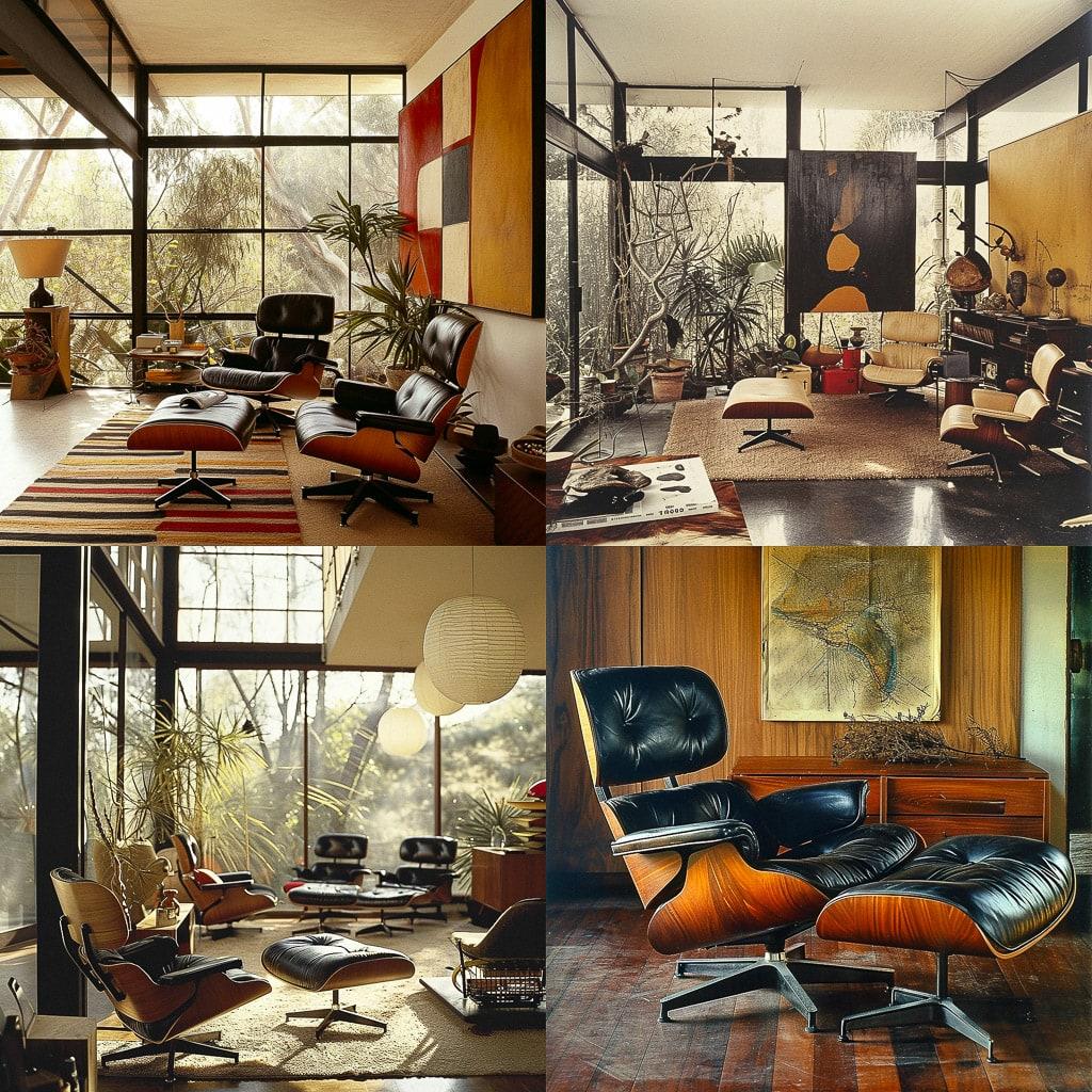 Ray Eames style, Midjourney V6, render 1 of 4
