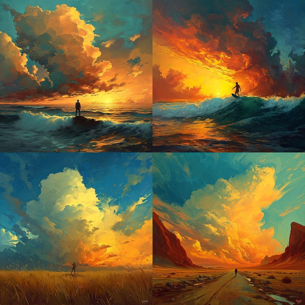 RHADS style, Midjourney V6, render 1 of 4
