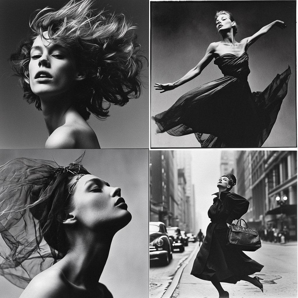Richard Avedon style, Midjourney V6, render 1 of 4
