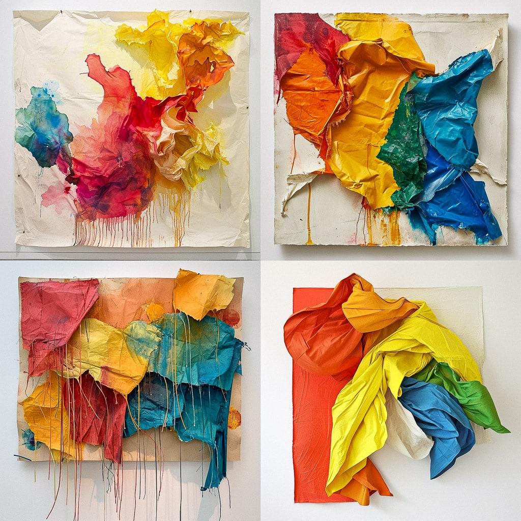 Richard Tuttle style, Midjourney V6, render 1 of 4