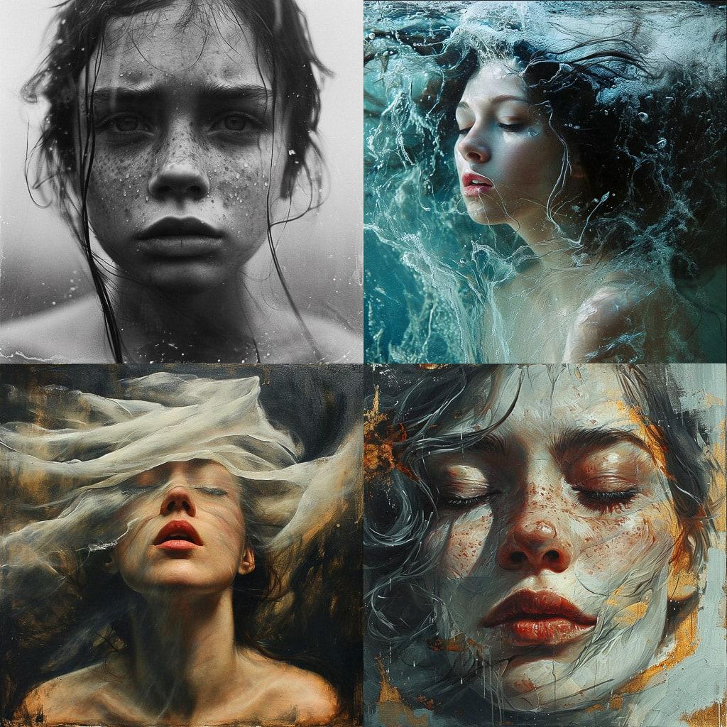Robby Cavanaugh style, Midjourney V6, render 1 of 4