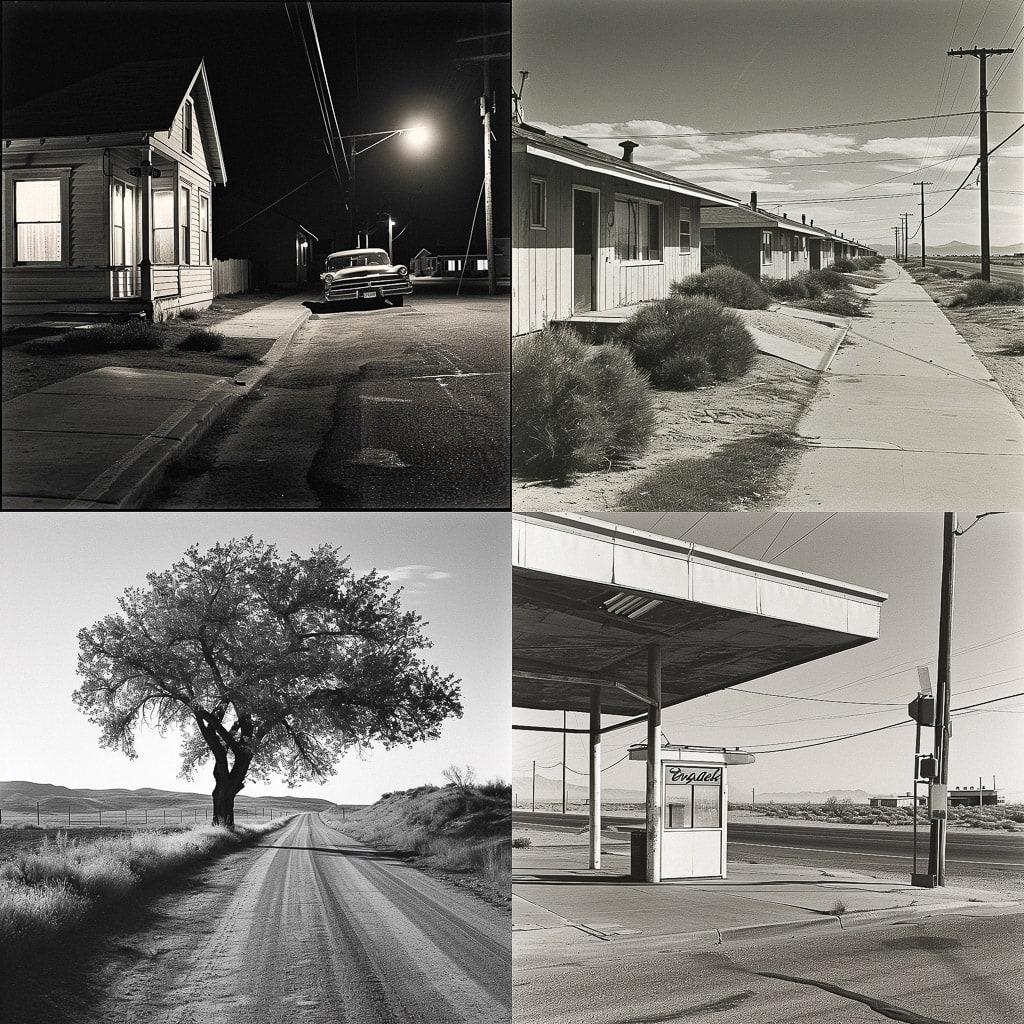 Robert Adams style, Midjourney V6, render 1 of 4