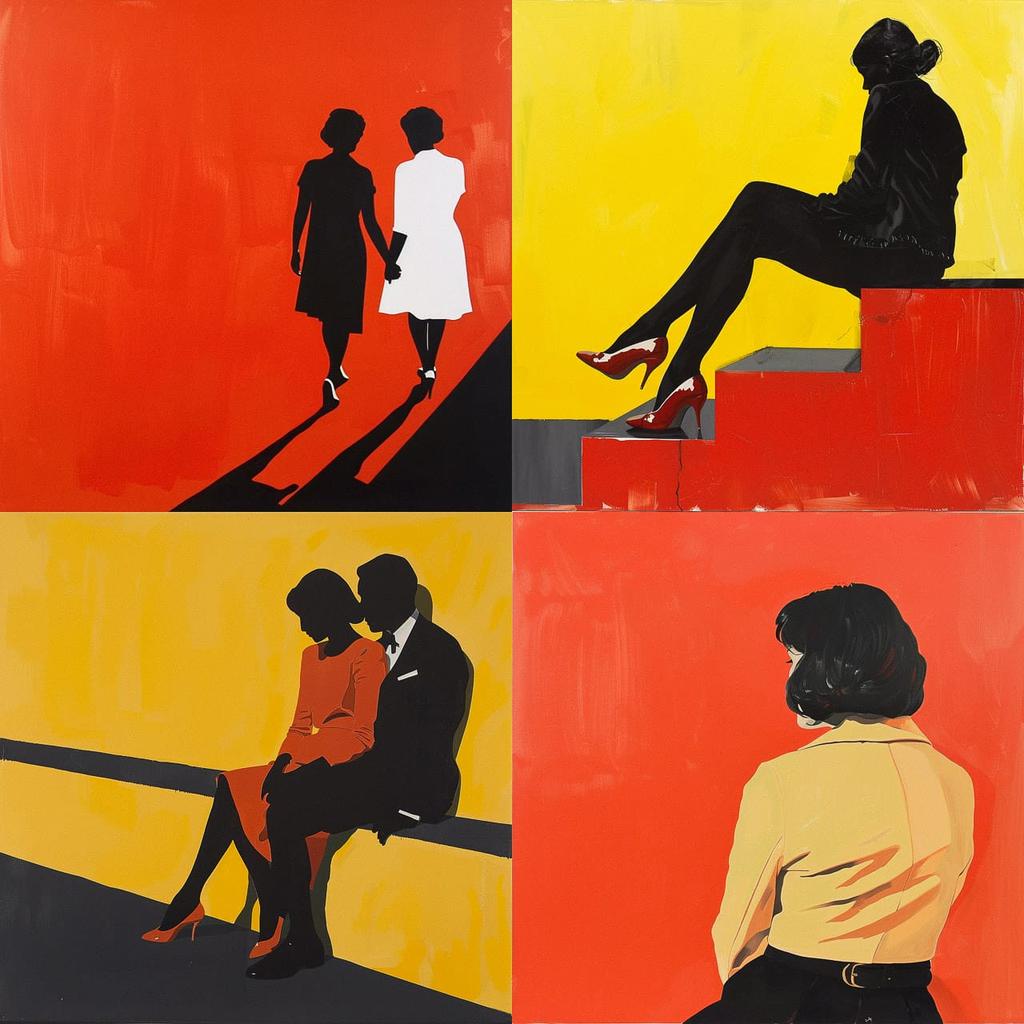 Rosalyn Drexler style, Midjourney V6, render 1 of 4