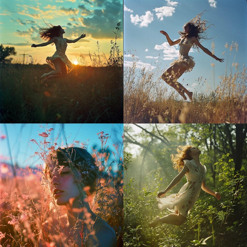 Ryan McGinley style, Midjourney V6, render 1 of 4