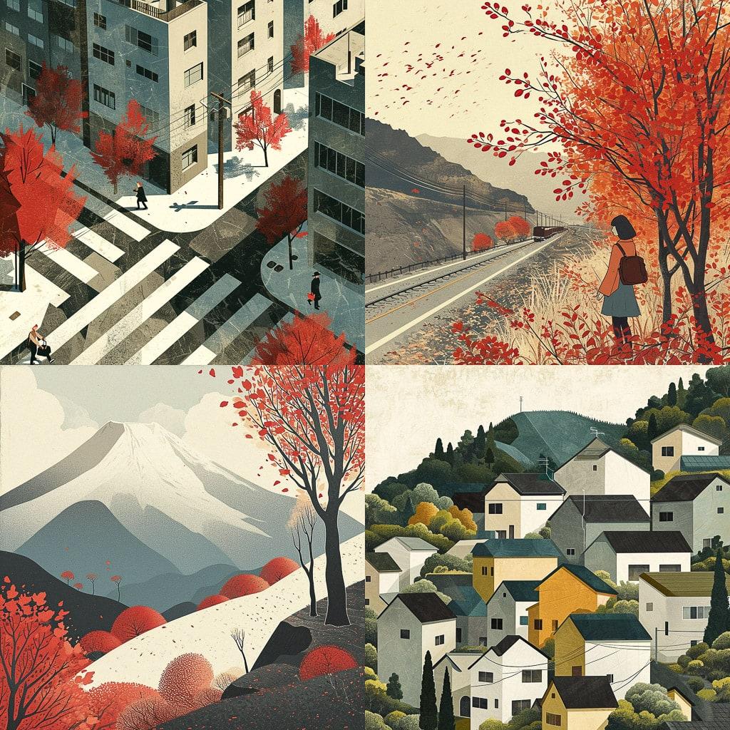 Ryo Takemasa style, Midjourney V6, render 1 of 4