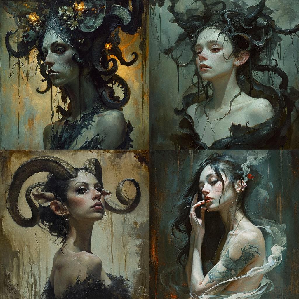 Sabbas Apterus style, Midjourney V6, render 1 of 4