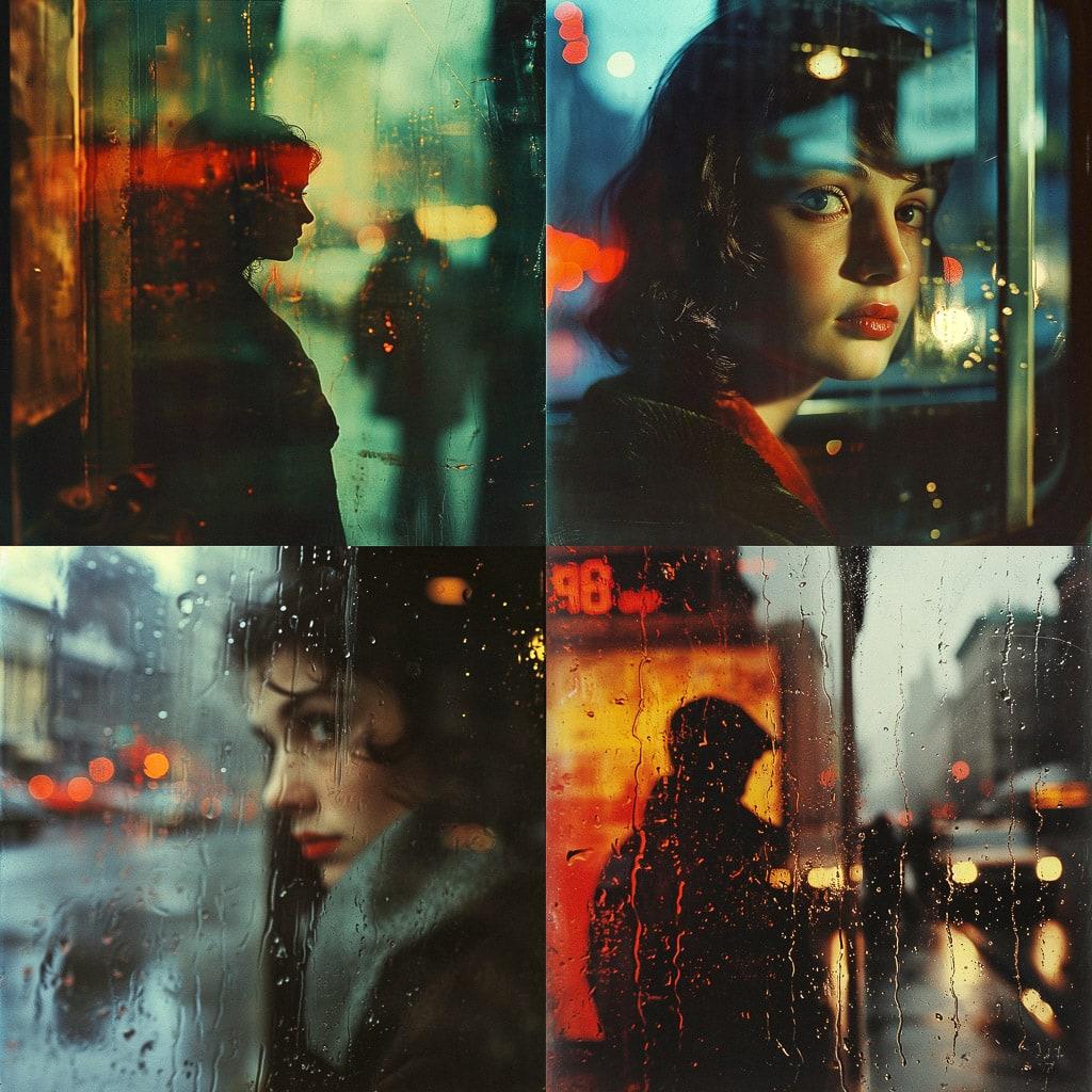 Saul Leiter style, Midjourney V6, render 1 of 4