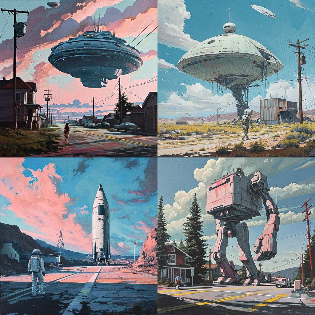 Scott Listfield style, Midjourney V6, render 1 of 4