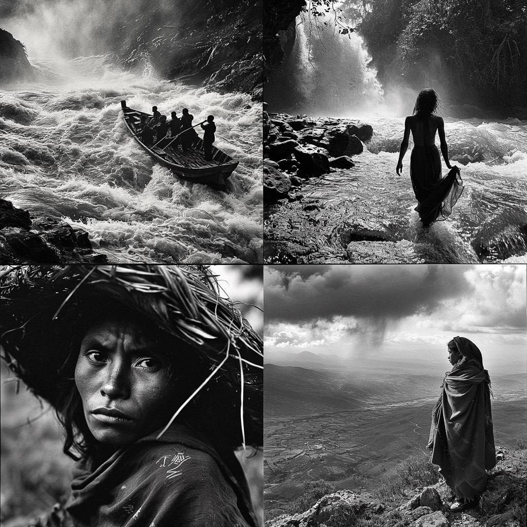 Sebastiao Salgado style, Midjourney V6, render 1 of 4