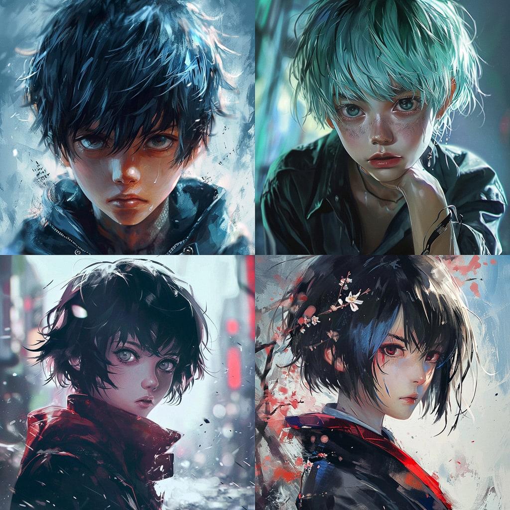 Seinen anime style style, Midjourney V6, render 1 of 4