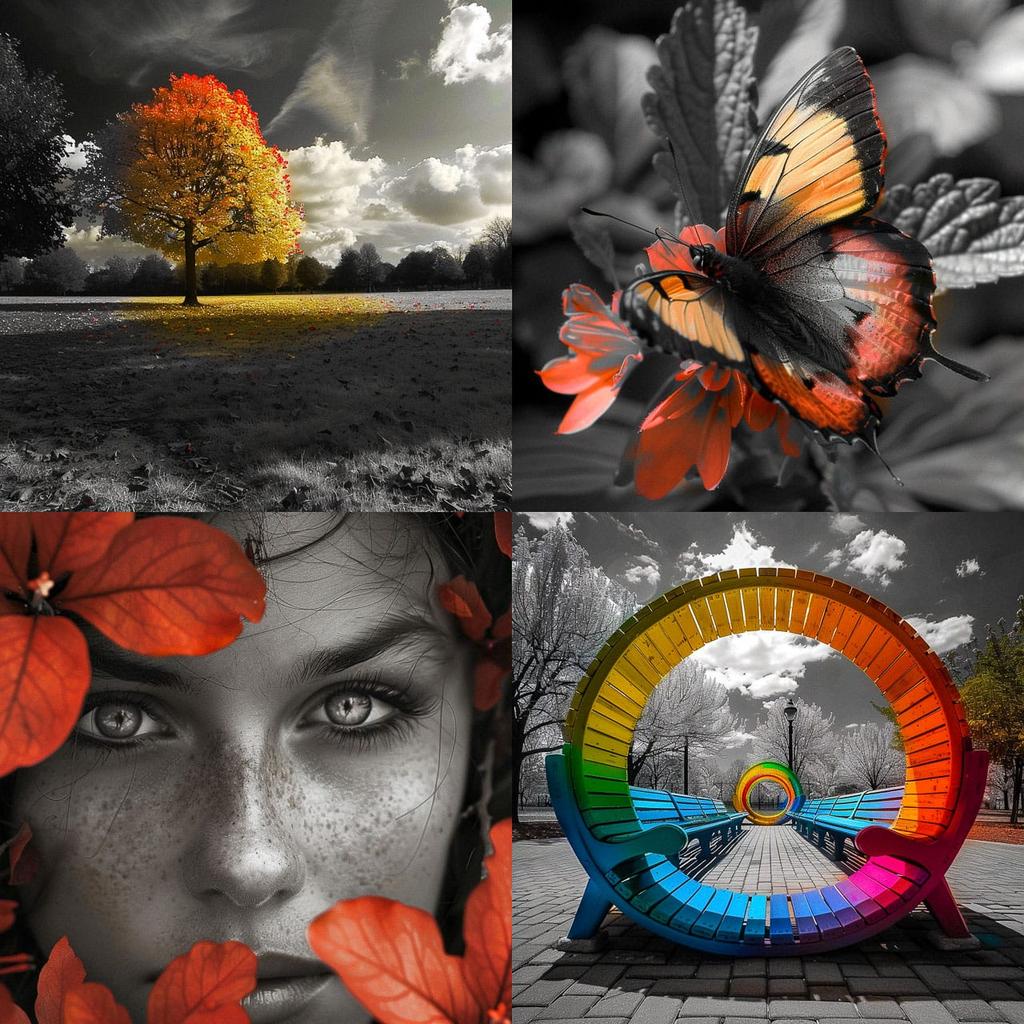Selective Colouring style, Midjourney V6, render 1 of 4