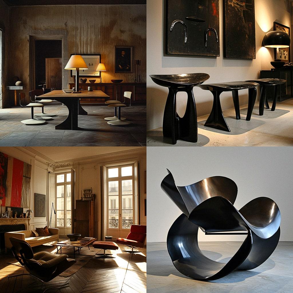 Serge Mouille style, Midjourney V6, render 1 of 4