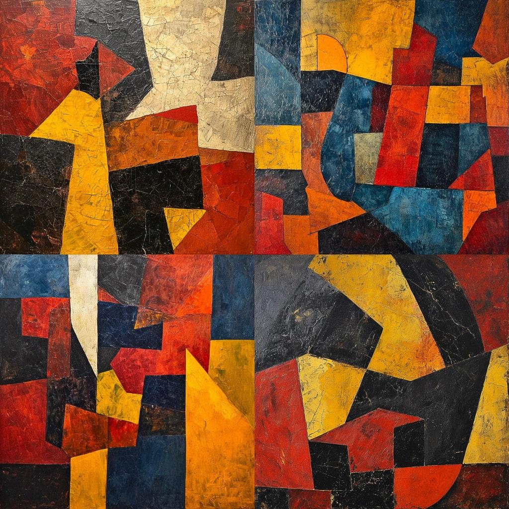Serge Poliakoff style, Midjourney V6, render 1 of 4