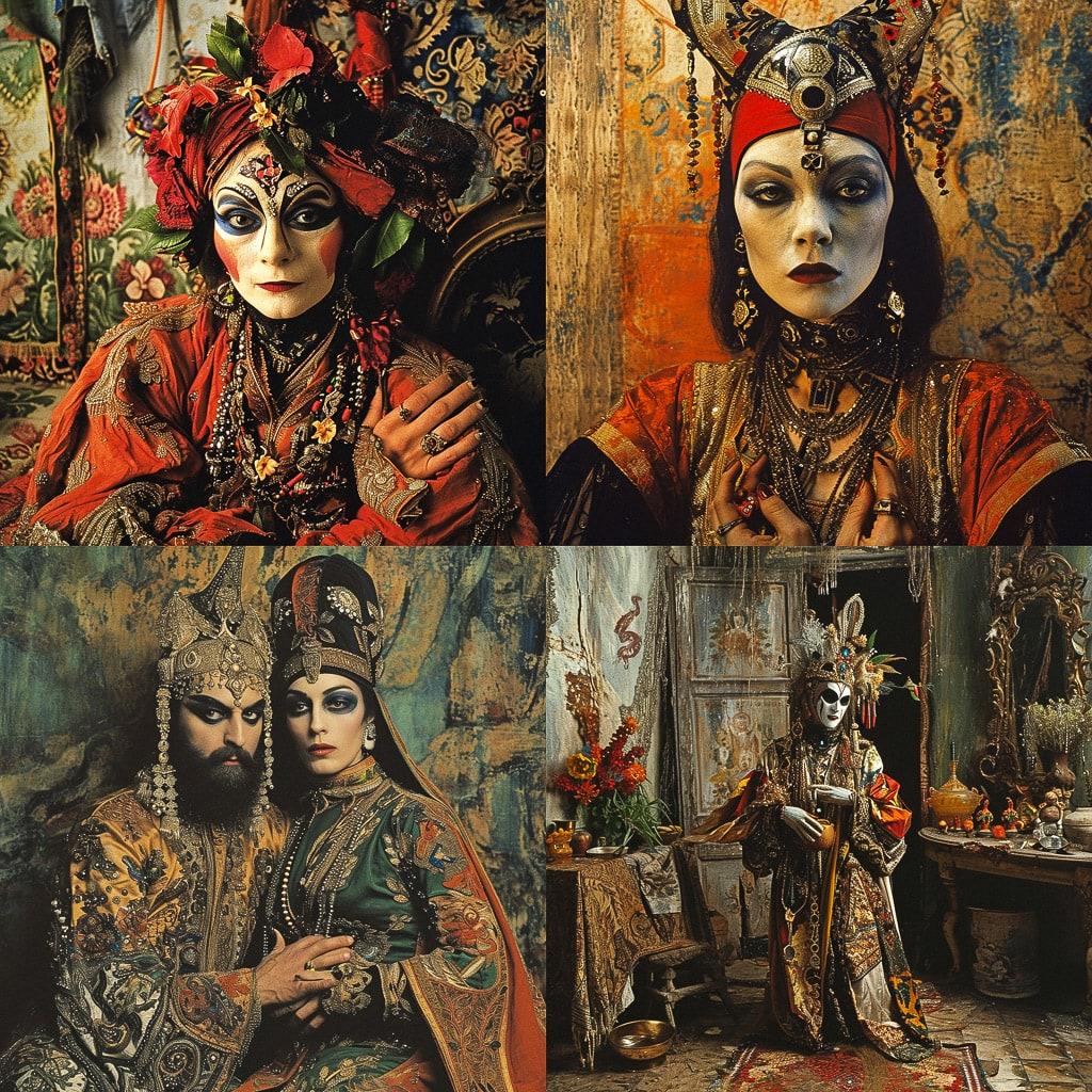 Sergei Parajanov style, Midjourney V6, render 1 of 4
