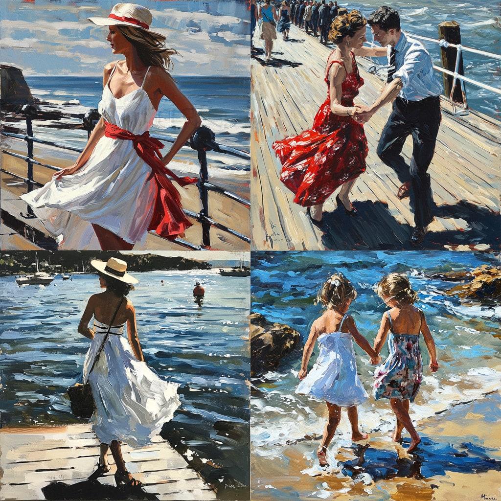 Sherree Valentine-Daines style, Midjourney V6, render 1 of 4
