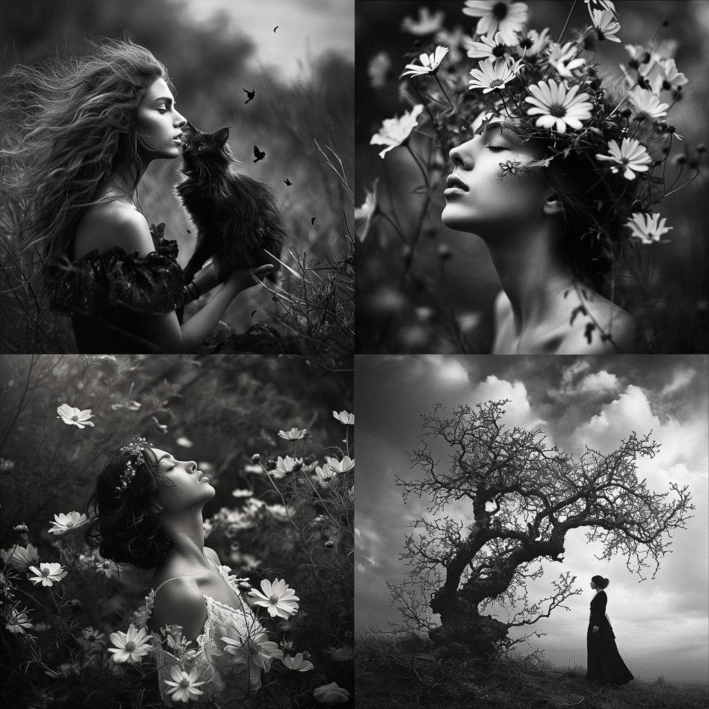 Sherry Akrami style, Midjourney V6, render 1 of 4