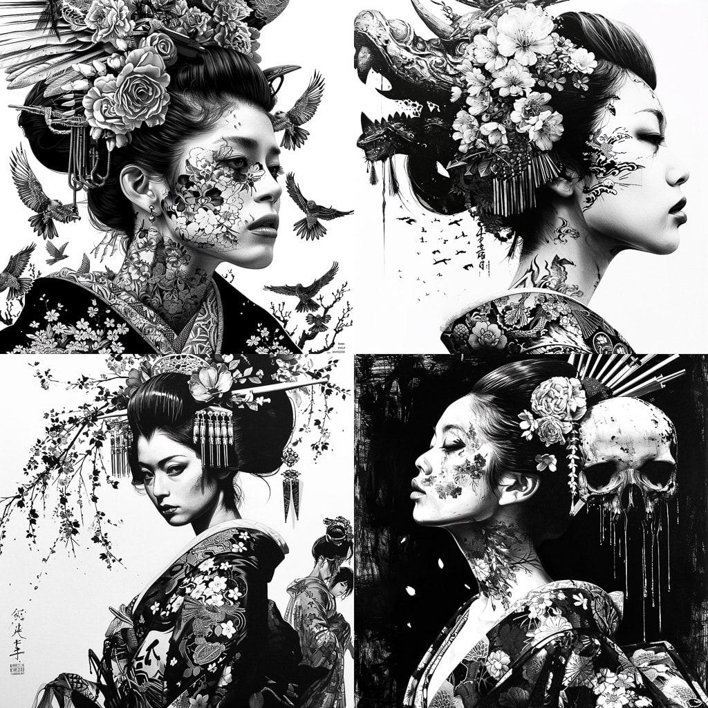 Shohei Otomo style, Midjourney V6, render 1 of 4