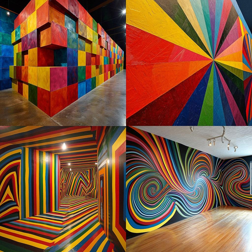 Sol LeWitt style, Midjourney V6, render 1 of 4