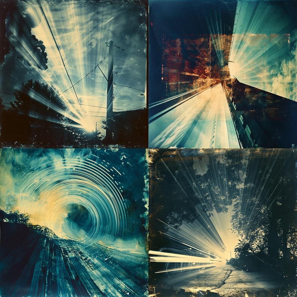 Solargraph style, Midjourney V6, render 1 of 4