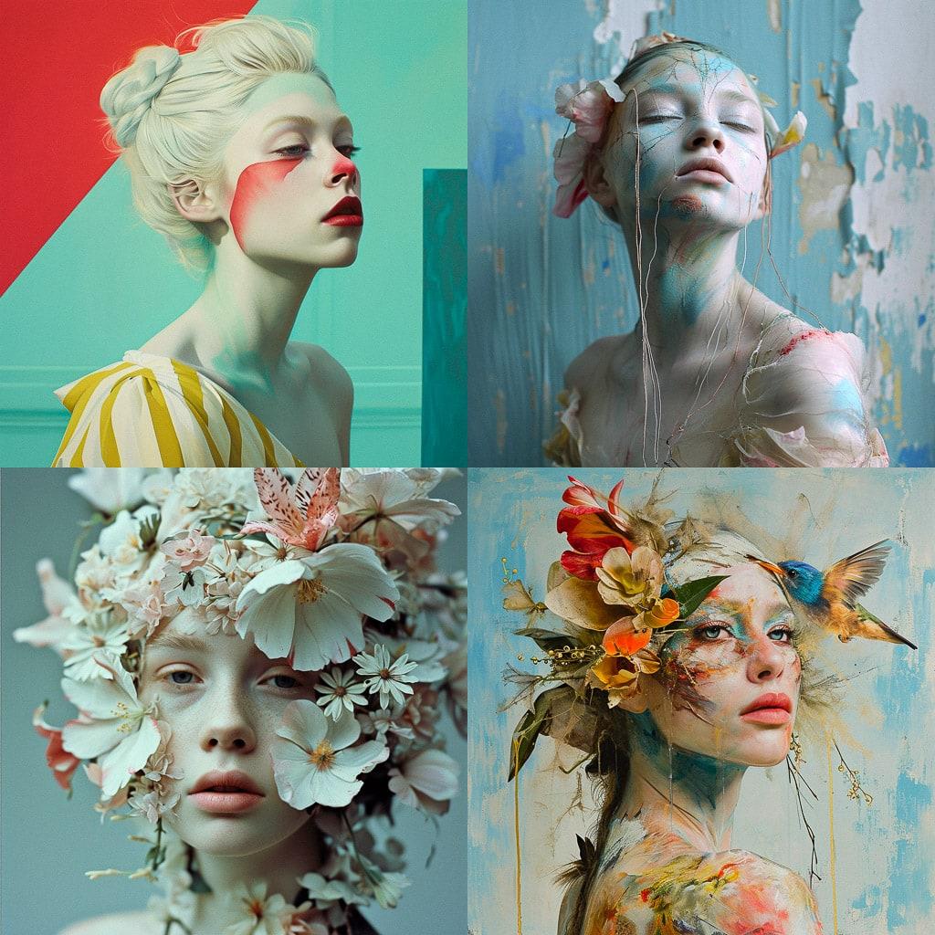 Sophie Delaporte style, Midjourney V6, render 1 of 4