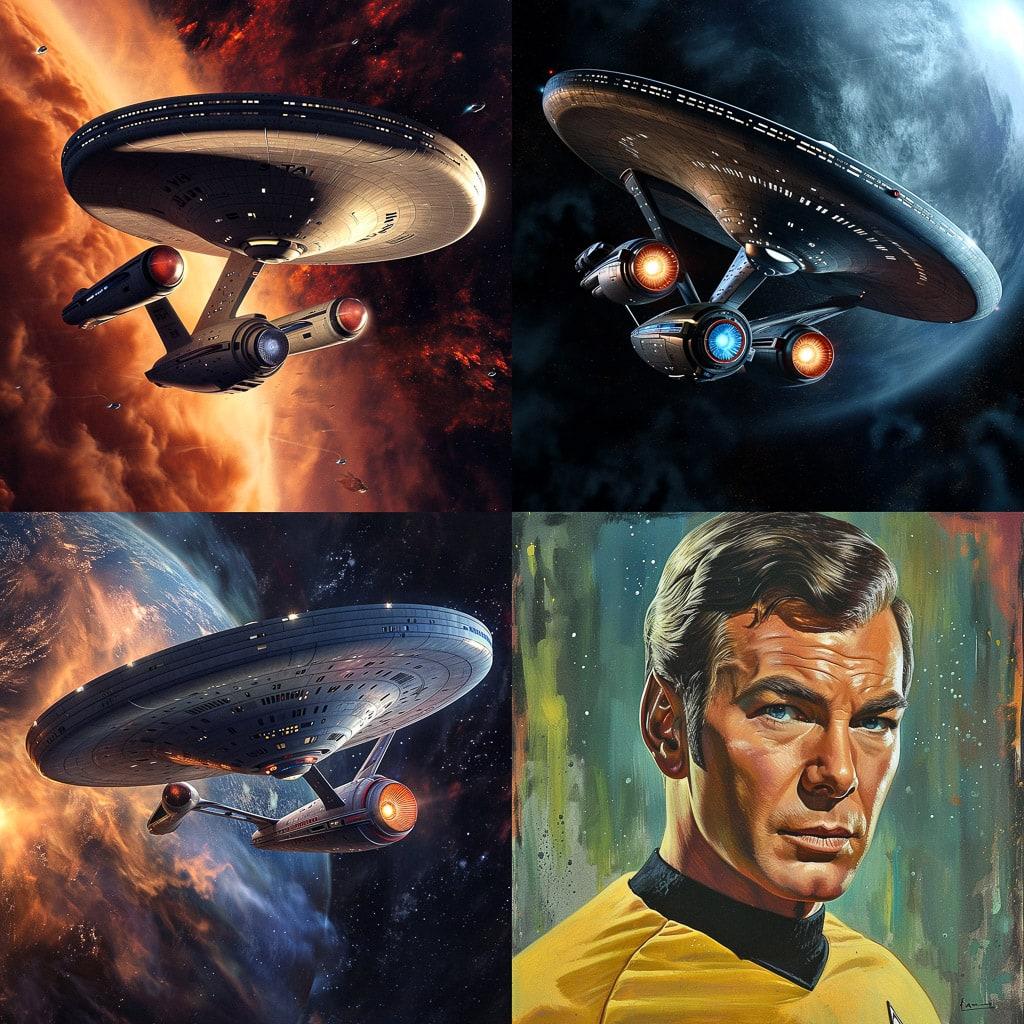 Star Trek style, Midjourney V6, render 1 of 4