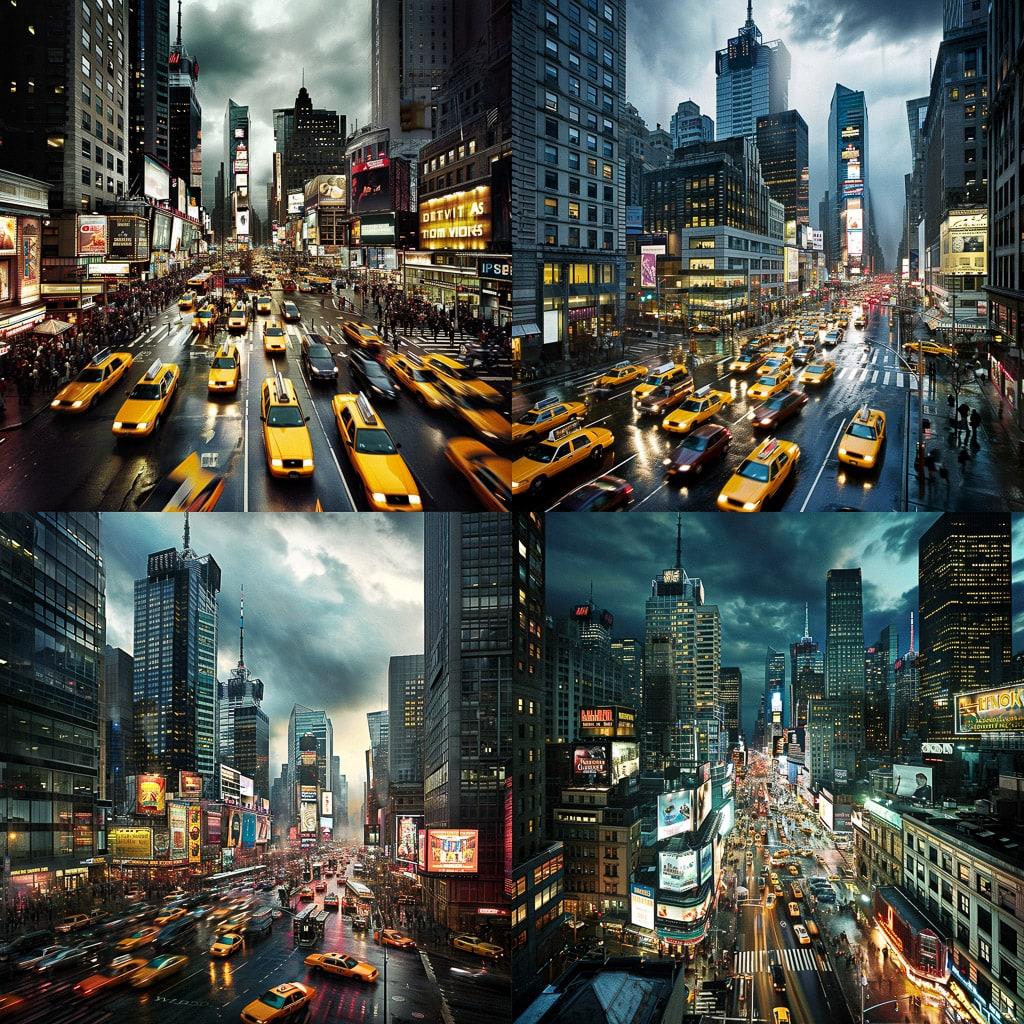 Stephen Wilkes style, Midjourney V6, render 1 of 4
