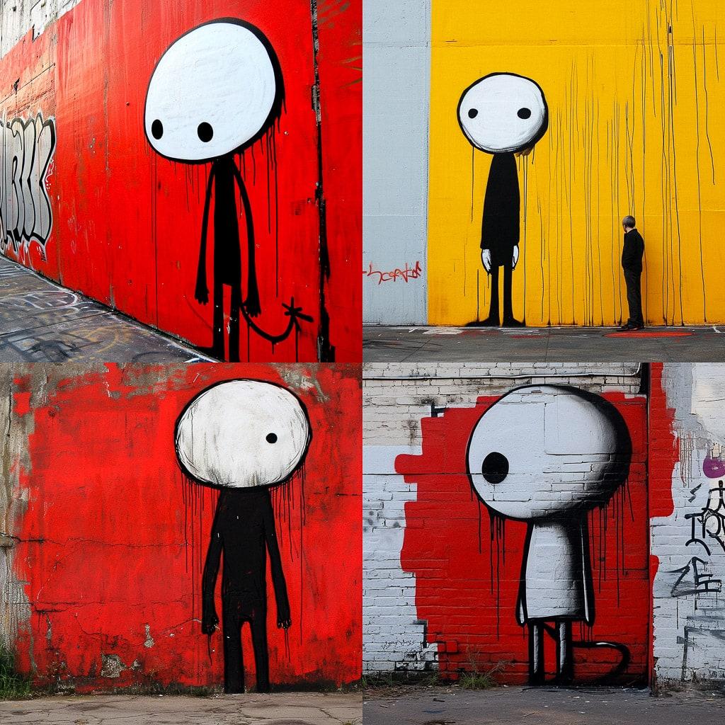 Stik style, Midjourney V6, render 1 of 4