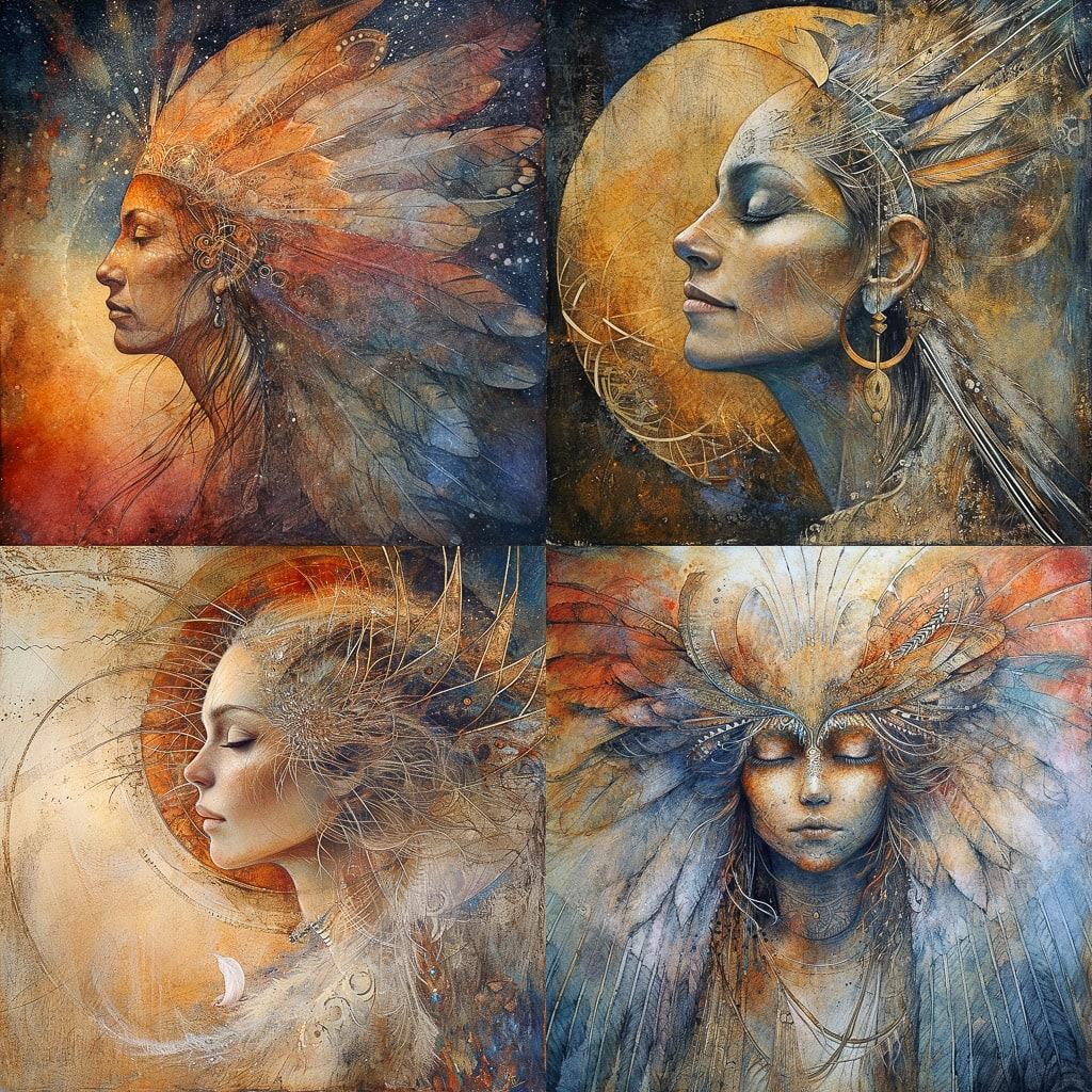 Susan Seddon Boulet style, Midjourney V6, render 1 of 4