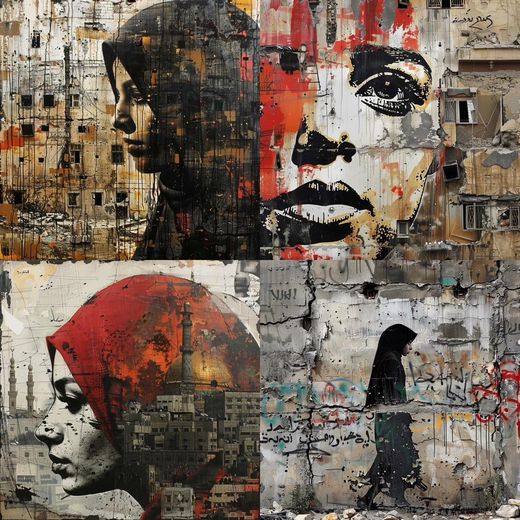 Tammam Azzam style, Midjourney V6, render 1 of 4