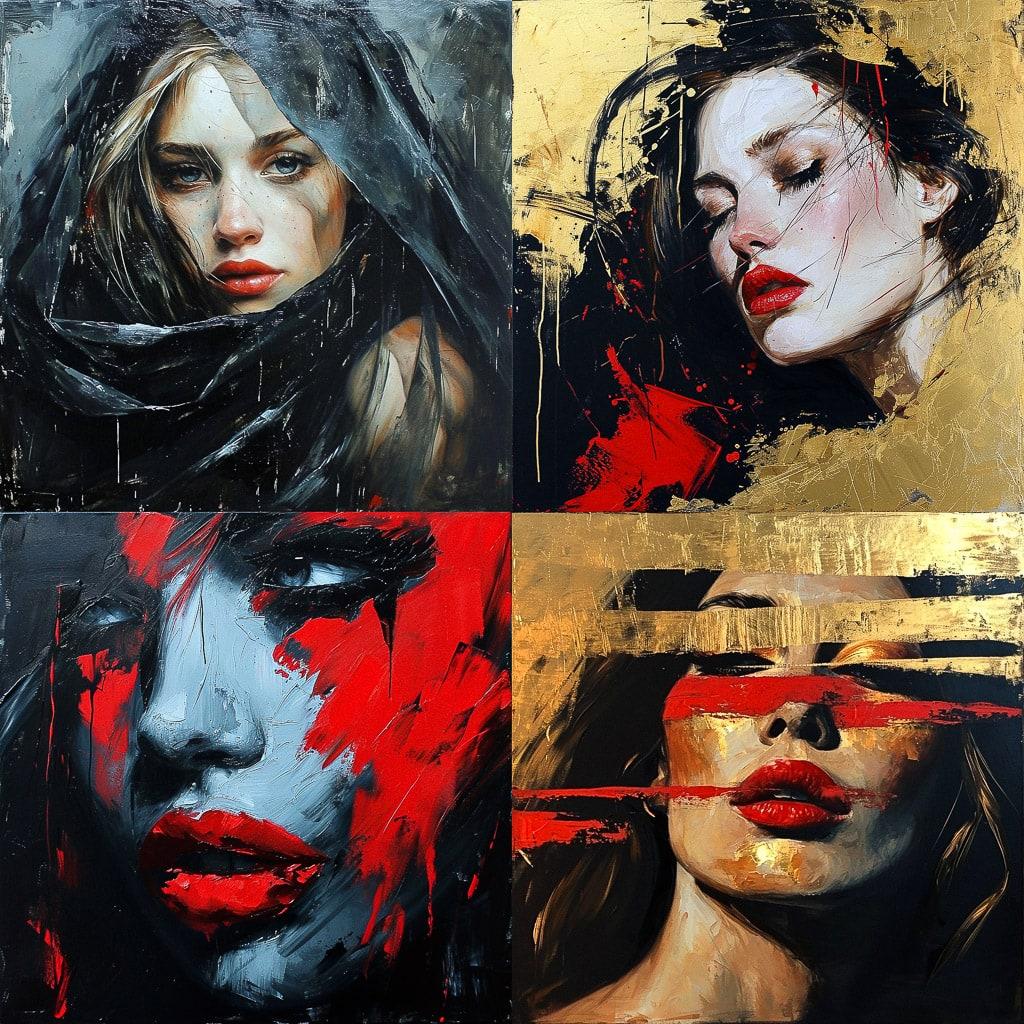Taras Loboda style, Midjourney V6, render 1 of 4