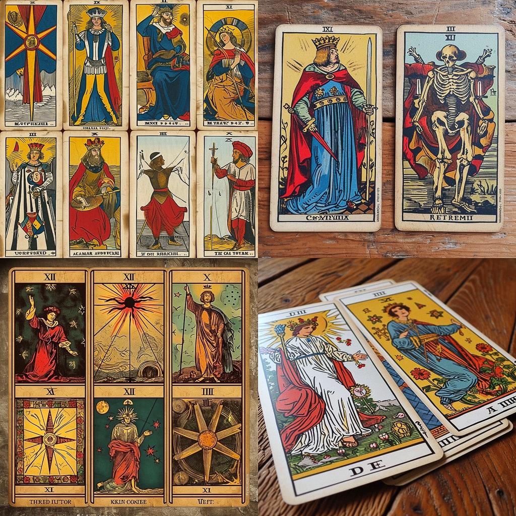 Tarot de Marseille style, Midjourney V6, render 1 of 4