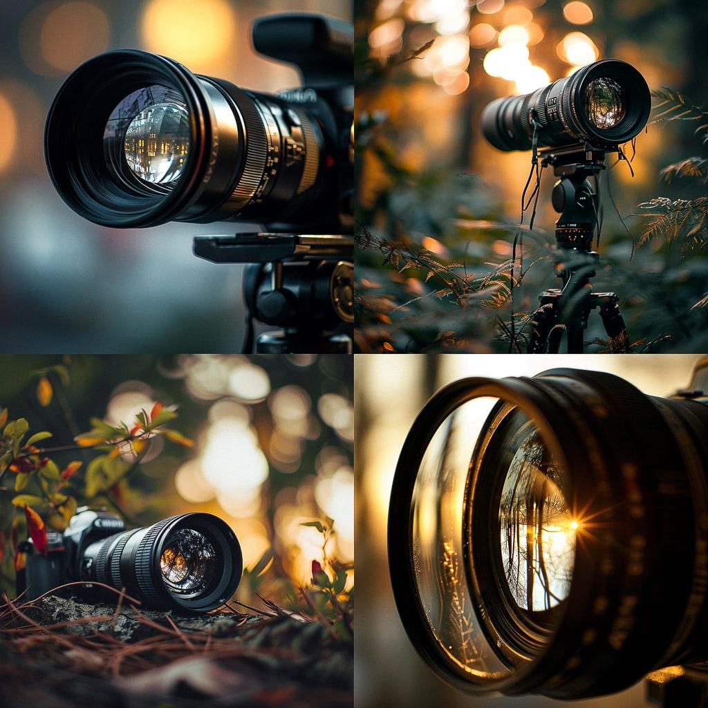 Telephoto lens style, Midjourney V6, render 1 of 4